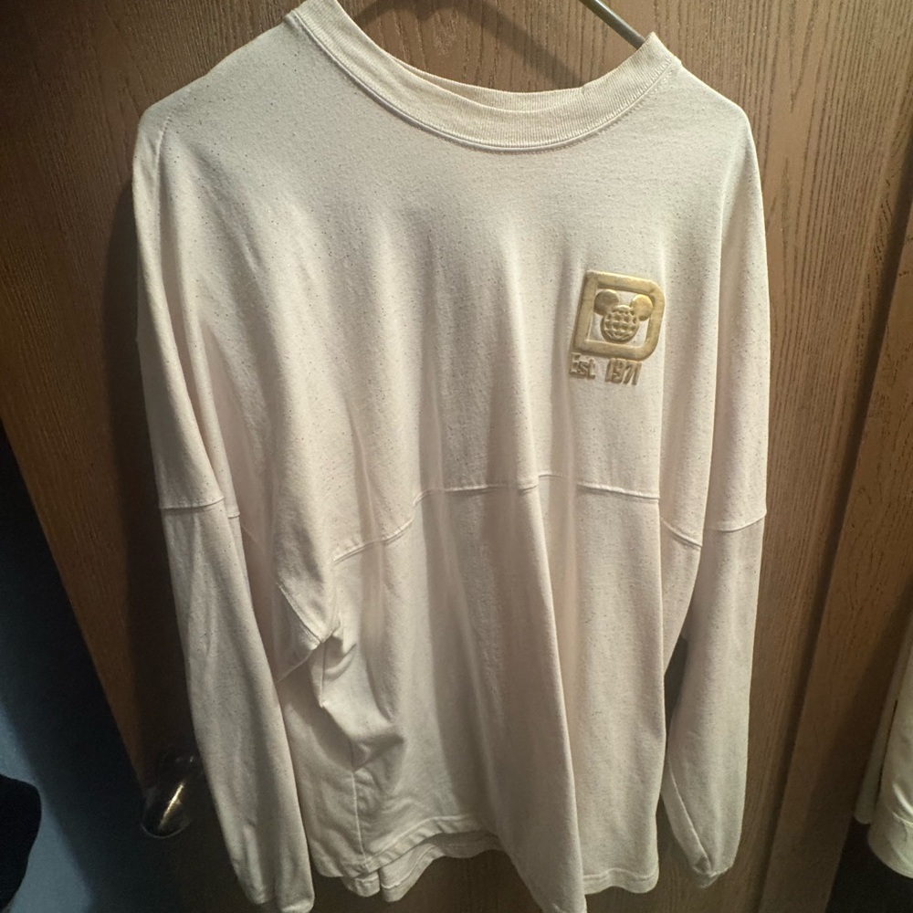 Disney Cream Shirt with 50th Anniversary Logo
